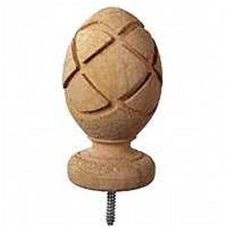 Terasu Garden Supplies 106092 Pineapple Post Top; 6-1 & 4 TE667603